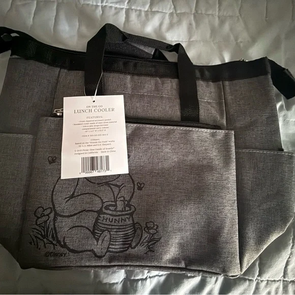 Gray Disney Winnie the Pooh Tote Bag - Picture 3 of 9